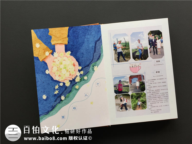 同學(xué)聚會紀念冊制作 記載同學(xué)手拉手的情義！第2張-宣傳畫冊,紀念冊設(shè)計制作-價格費用,文案模板,印刷裝訂,尺寸大小