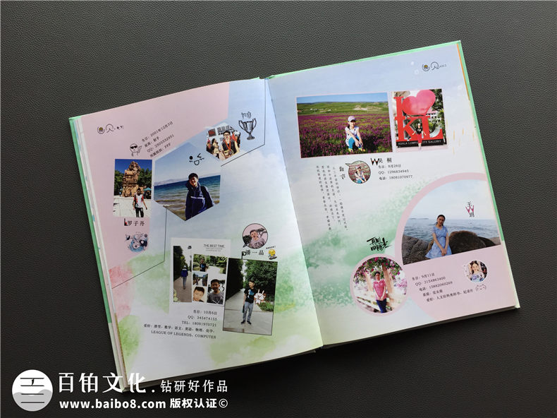 參考幾組畢業(yè)紀(jì)念冊(cè)模板圖片欣賞 原創(chuàng)設(shè)計(jì)展現(xiàn)個(gè)性化定制第3張-宣傳畫(huà)冊(cè),紀(jì)念冊(cè)設(shè)計(jì)制作-價(jià)格費(fèi)用,文案模板,印刷裝訂,尺寸大小