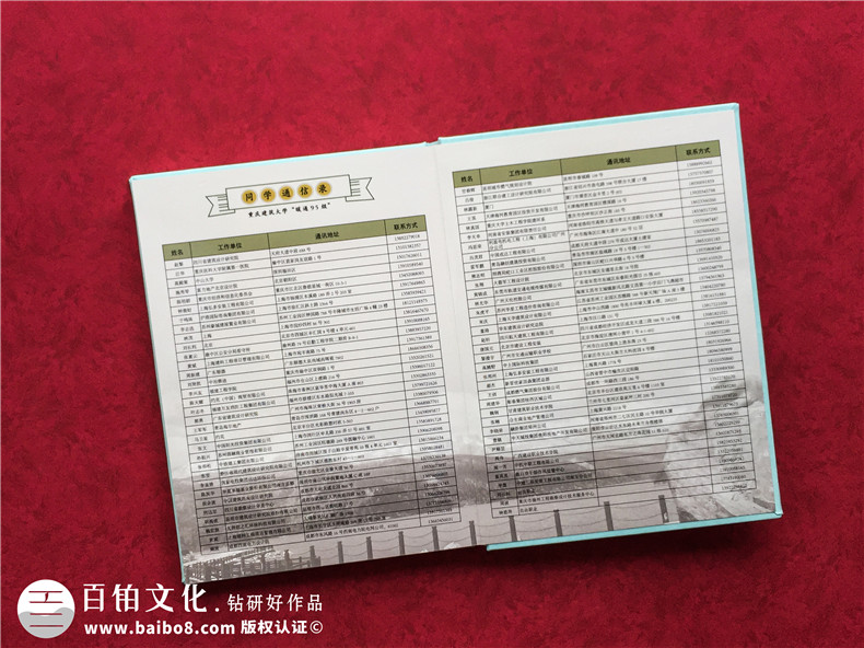 大學同學20周年聚會紀念冊設(shè)計-了解聚會紀念冊的制作方法第6張-宣傳畫冊,紀念冊設(shè)計制作-價格費用,文案模板,印刷裝訂,尺寸大小