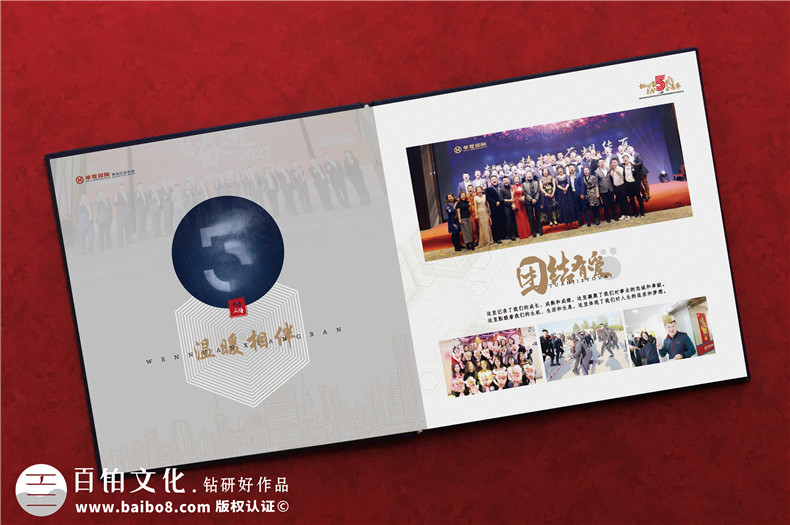 企業(yè)周年紀(jì)念冊內(nèi)容設(shè)計(jì)-慶祝集團(tuán)公司成立5/10/20周年畫冊文案
