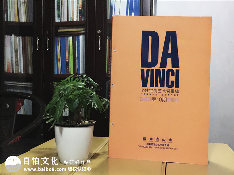 達(dá)芬奇藝術(shù)背景墻畫冊設(shè)計制作-家具畫冊定制