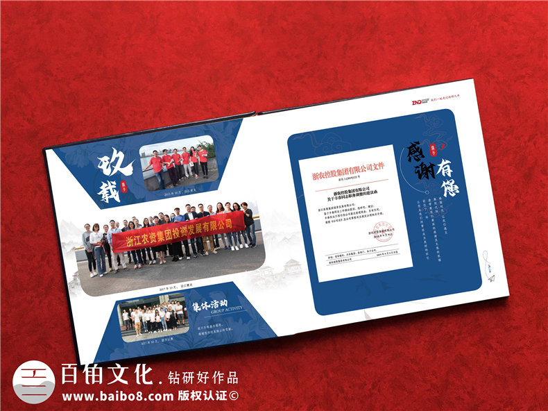 老總退休工作紀念照片影集-將工作照片/領(lǐng)導(dǎo)/同事的留言做成相冊