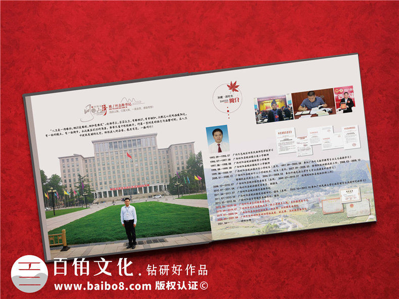 體制內(nèi)機(jī)關(guān)領(lǐng)導(dǎo)退休離任相冊(cè)-書記工作紀(jì)實(shí)影集